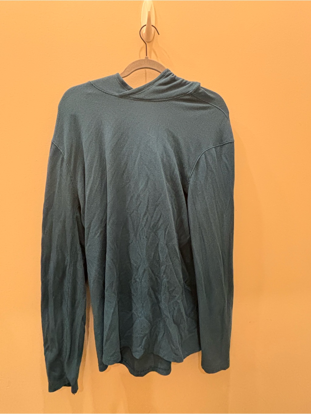 Lululemon Men's Long-Sleeve Hooded Shirt In Teal